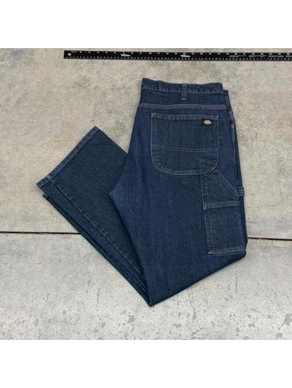 vintage dickies dark blue relaed baggy fit jeans size 38 x 30
